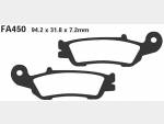 Detail nabídky - Závodní brzdové destičky EBC EPFA450HH na Yamaha YZ