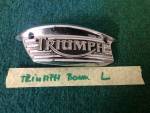Klikněte pro detailní foto č. 2 - Znak nádrže originál Triumph Bonneville-Scrambler levá strana