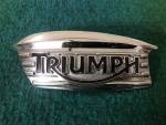 Klikněte pro detailní foto č. 2 - Znak nádrže originál Triumph Bonneville-Scrambler levá strana
