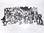 Detail nabídky - Spojovací materiál na motor, šrouby, držáky - různé