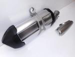Klikněte pro detailní foto č. 2 - Výfuková koncovka, tlumič výfuku zánovní, kryt - svod, objímka
