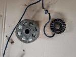 Klikněte pro detailní foto č. 3 - Rotor alternátoru, alternátor, volnoběžka Suzuki GS 500
