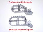 Klikněte pro detailní foto č. 1 - Stupačka přední standardní + prodloužená, stupačky