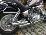 Klikněte pro detailní foto č. 2 - Yamaha Virago Nové Nerezové Laděné Výfuky Thundering Eagle