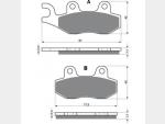 Detail nabídky - Goldfren: Brzdové destičky AD002