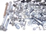 Klikněte pro detailní foto č. 13 - Spojovací materiál, šrouby, držák, guma, logo - pro 3 ks moto