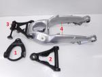 Detail nabídky - Přední vidlice Telelever + kulový čep, přepákování, rameno
